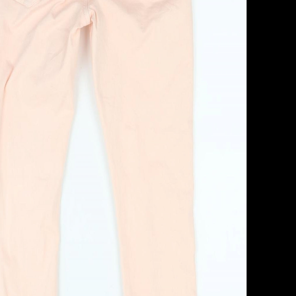 Womens UK Size 29 in Jack Wills Regular Fit Skinny Pink Jeans