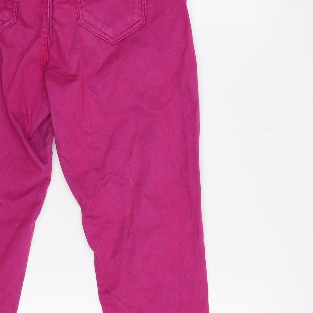 Topshop Womens Pink Tapered Jeans Size 28 in L26 in