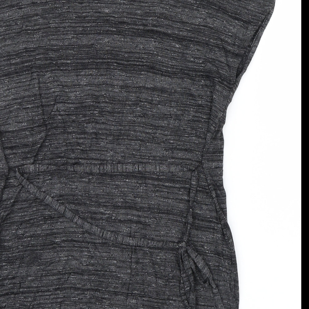Womens UK Size S Oasis Grey Basic T-Shirt