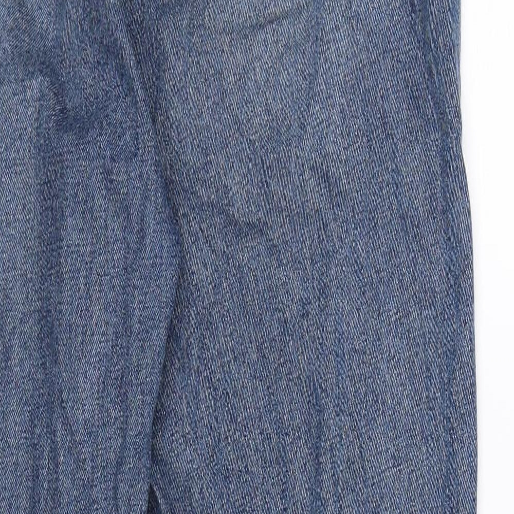 Riot Womens Blue Denim Mom Jeans Size 10 L29 in