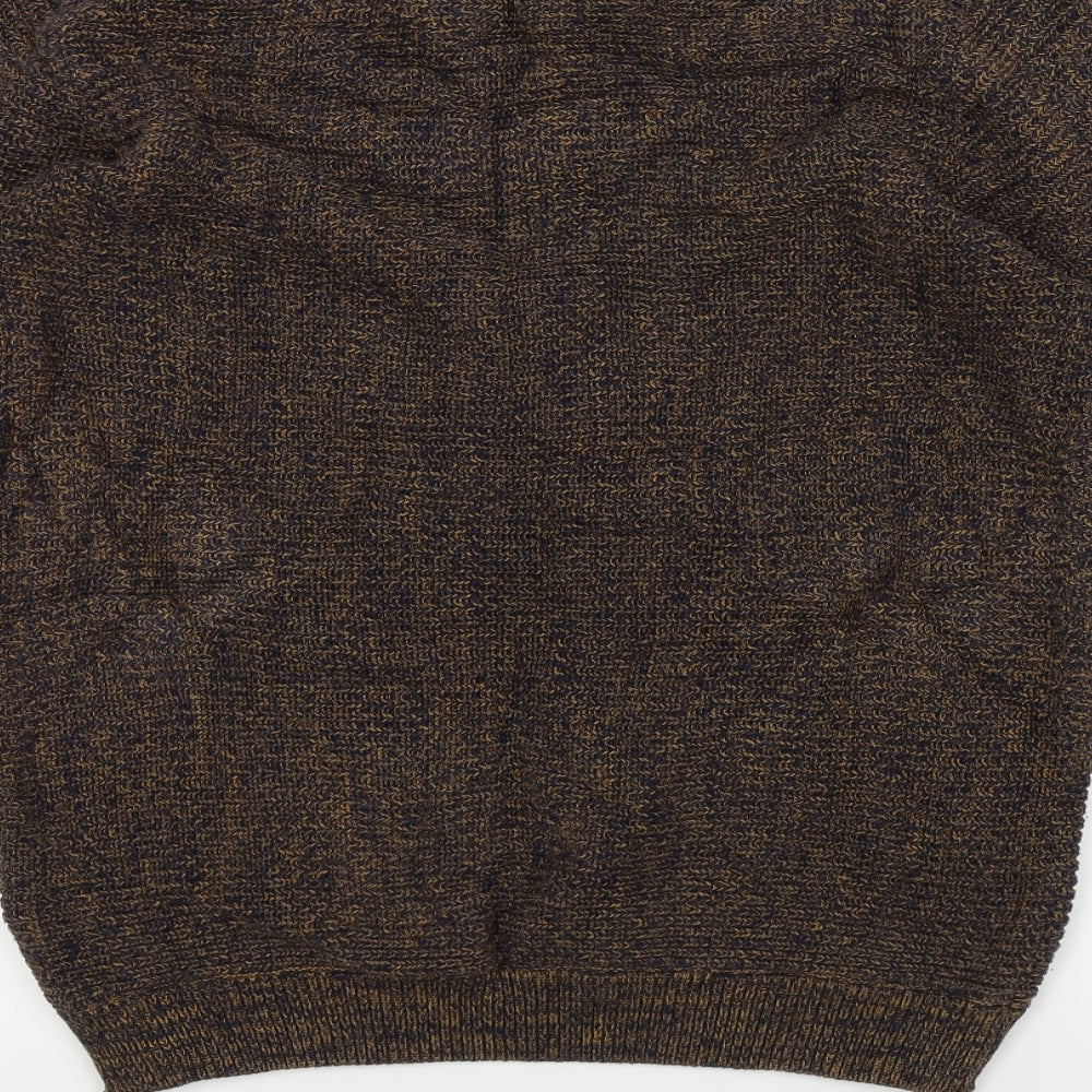 H&M Mens Brown Pullover Jumper Size S