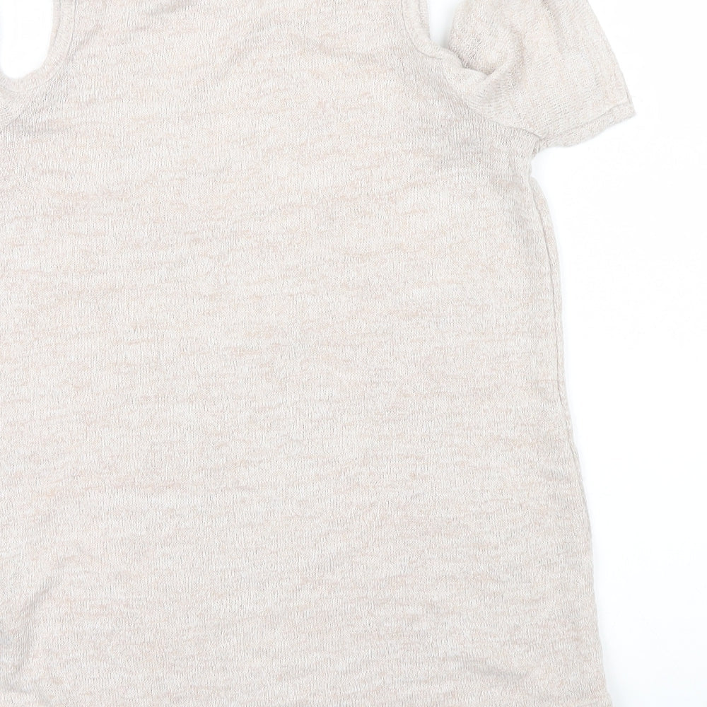 Womens UK Size 8 New Look Pink Basic Tank