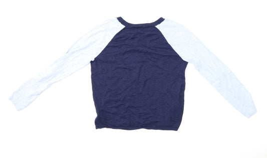 Gap Mens Blue Pullover Jumper Size S