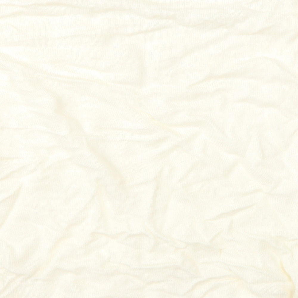 Womens UK Size 16 Classic White Basic T-Shirt