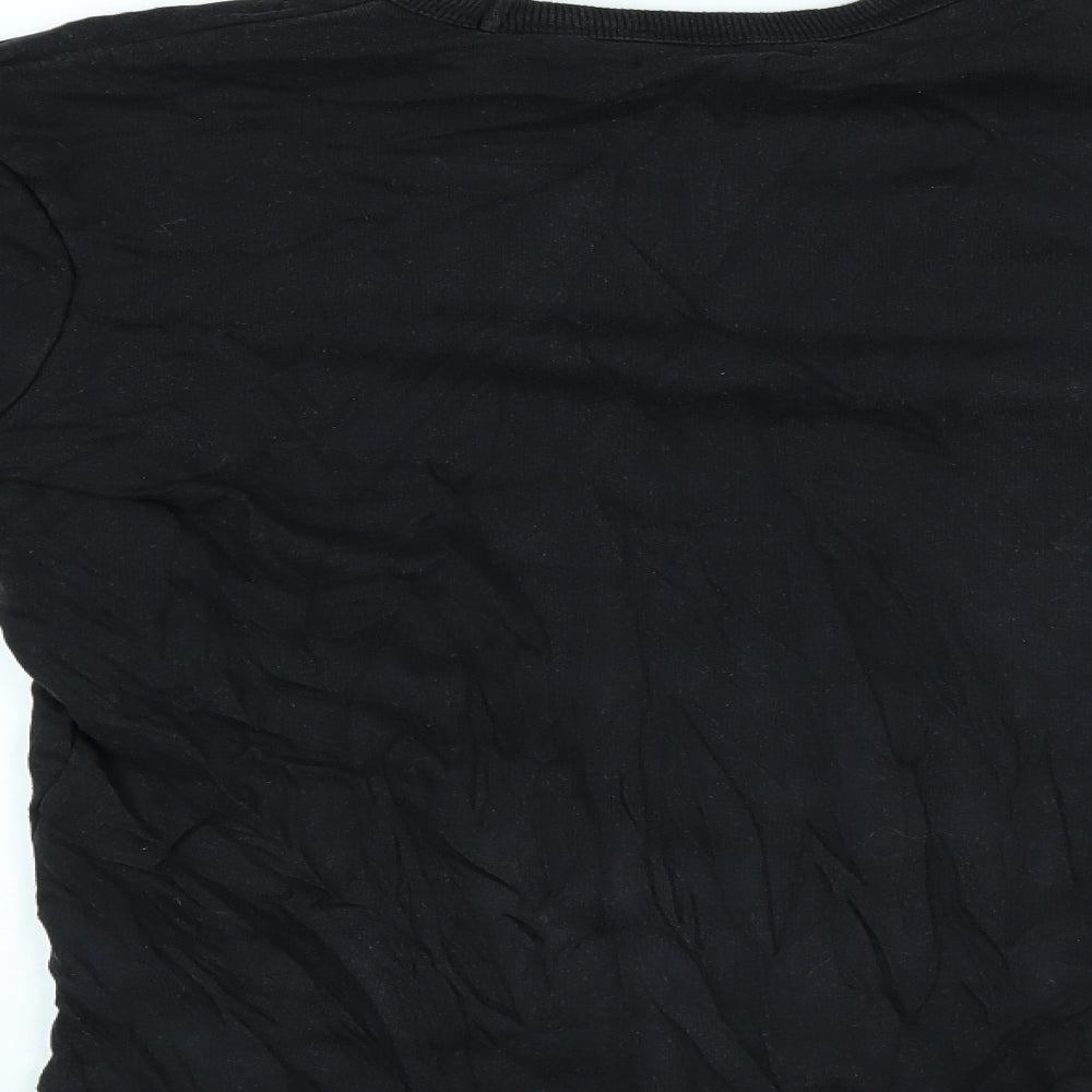 TU Mens Black   Pullover Jumper Size S