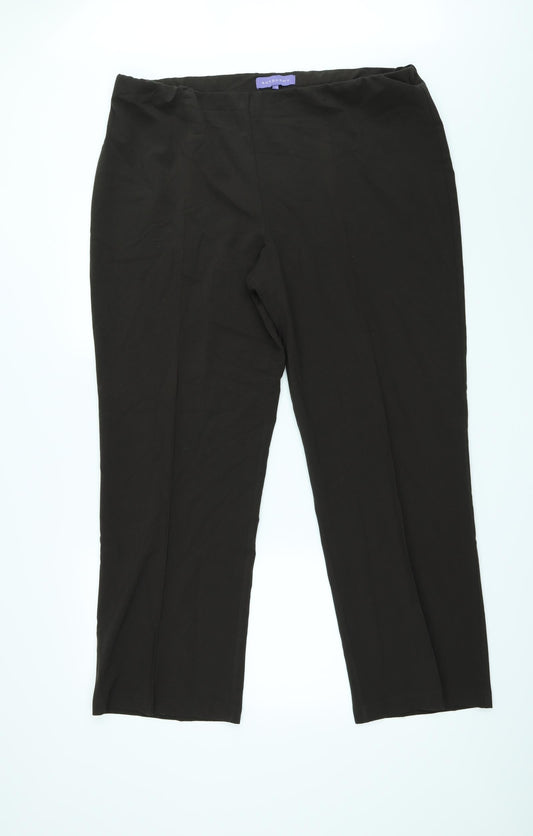 Womens UK Size 20 Autonomy Regular Fit Brown Trousers
