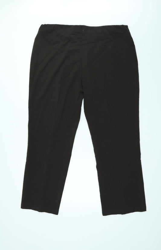 Autonomy Womens Brown Trousers Size 20 L30 in
