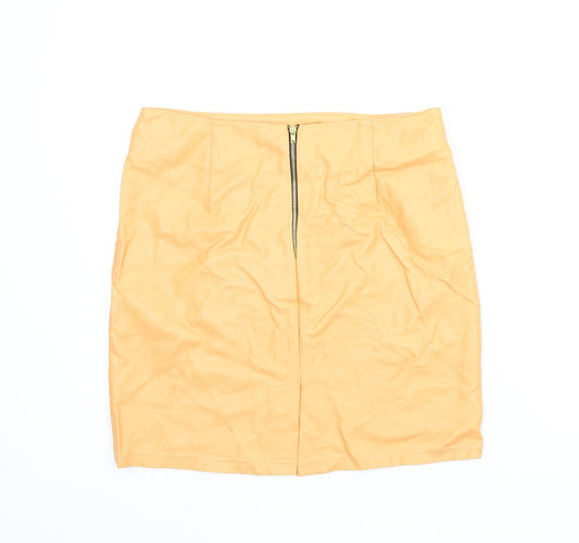 Atmosphere Womens Orange   A-Line Skirt Size 12