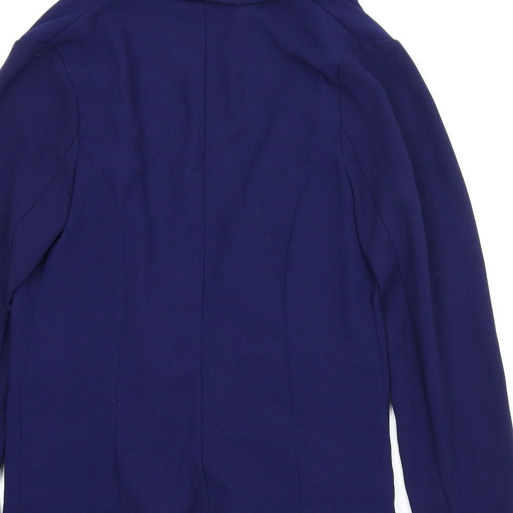 Atmosphere Womens Blue Cardigan Jumper Size 12 - Draped jacket