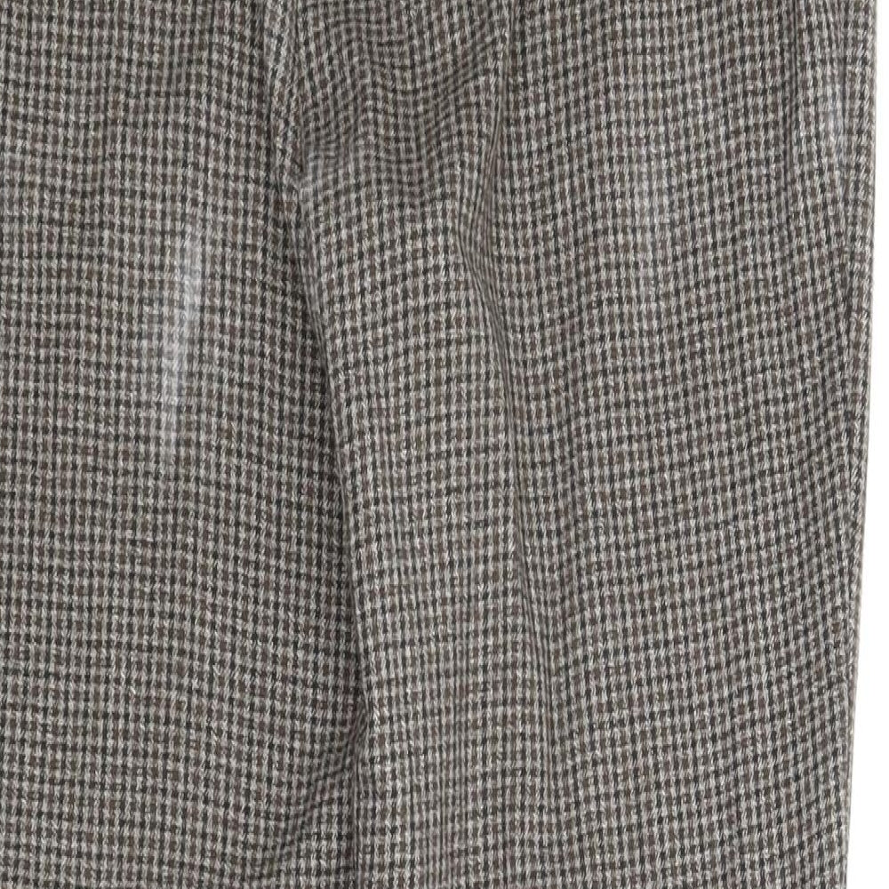 Womens UK Size 16 Papaya Regular Fit Carrot Brown Trousers