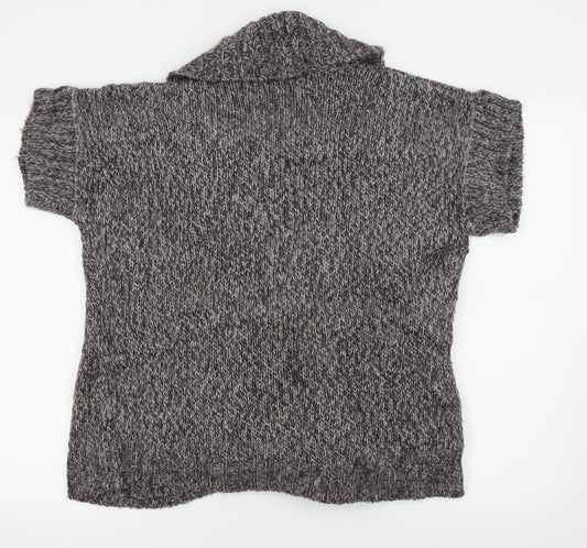 isle Womens Grey Cardigan Jumper Size 18