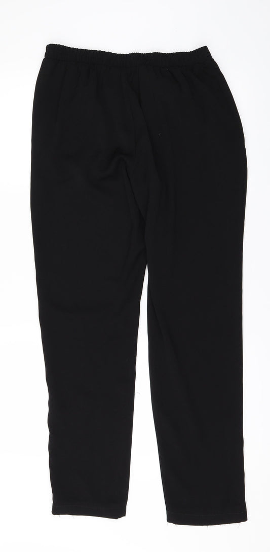 Debenhams Womens Black Trousers Size 10 L29 in