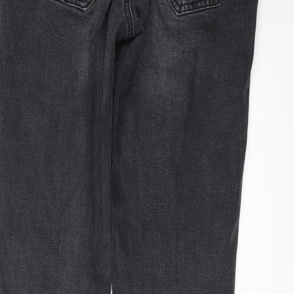 Denim & Co. Womens Black Denim Skinny Jeans Size 12 L27 in