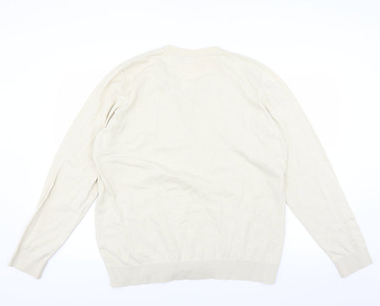 Topman Womens Beige Pullover Jumper Size XL