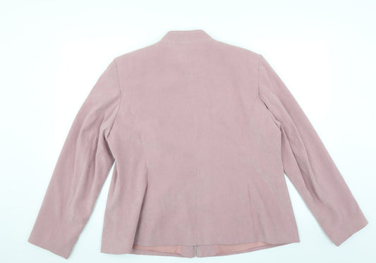 Classics Womens Pink   Jacket Suit Jacket Size 20