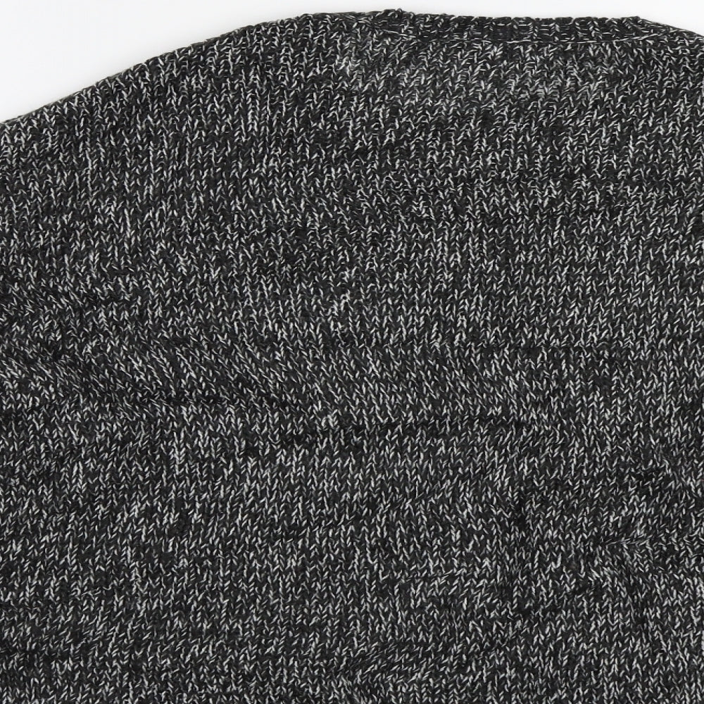 New Look Womens Black Cape Jumper Size M
