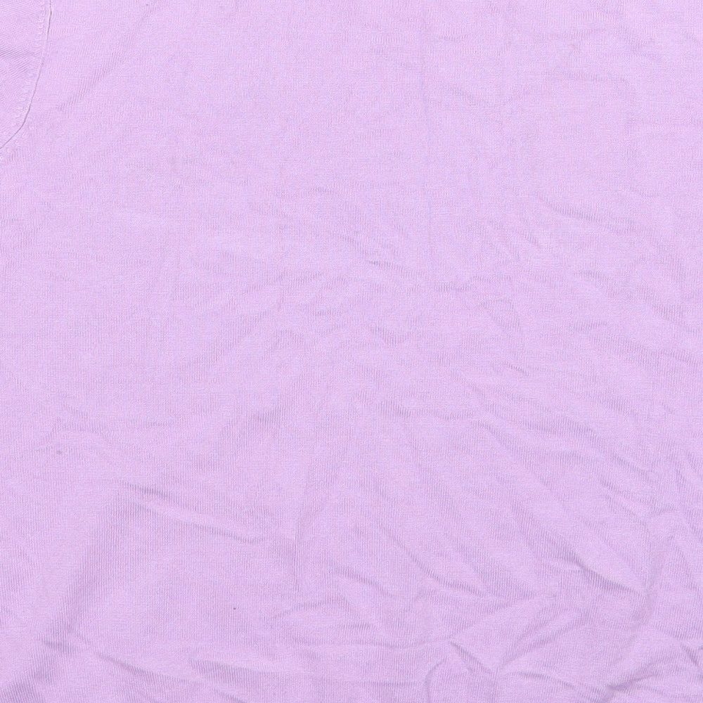 F&F Womens Purple Knit Pullover Jumper Size 18