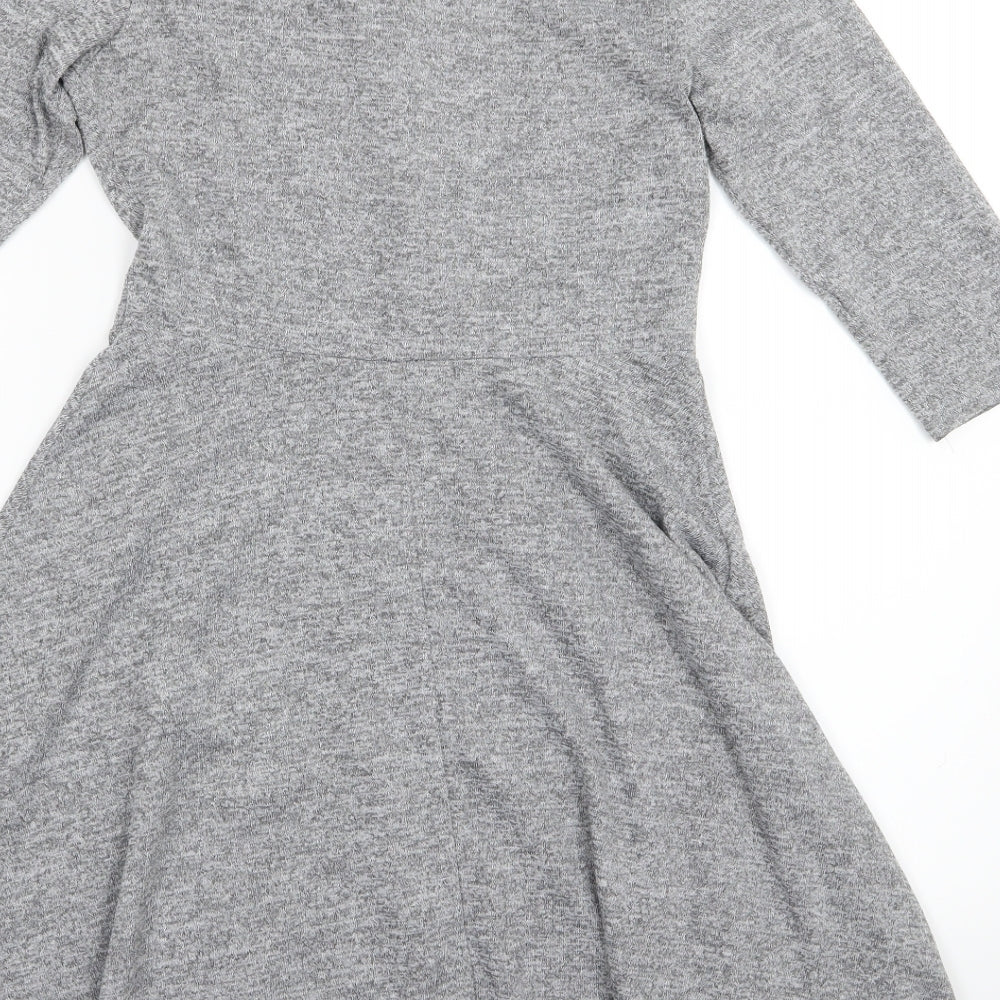 Dorothy Perkins Womens Gold Jersey T-Shirt Dress Size 8