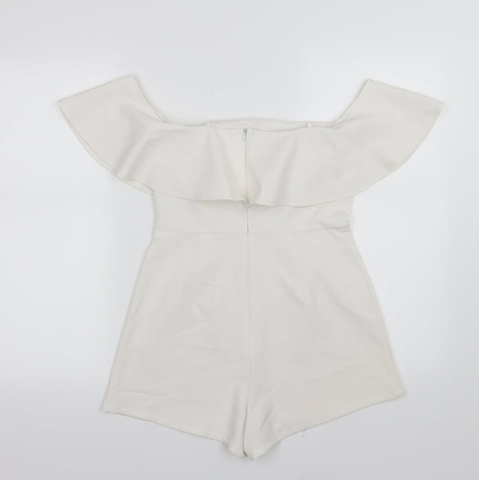 In the Style Womens White   Playsuit One-Piece Size 8 L3 in