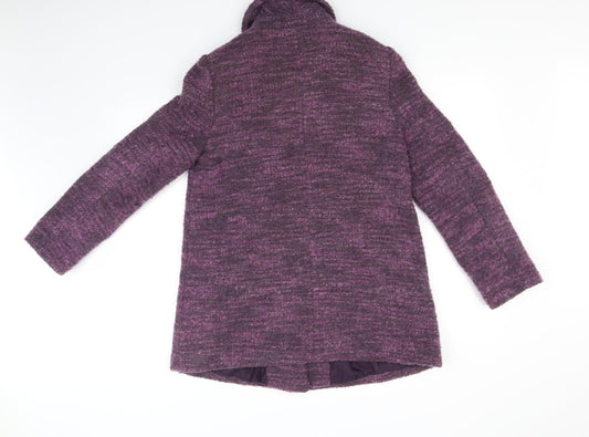 Papaya Womens Purple Jacket Coat Size 10