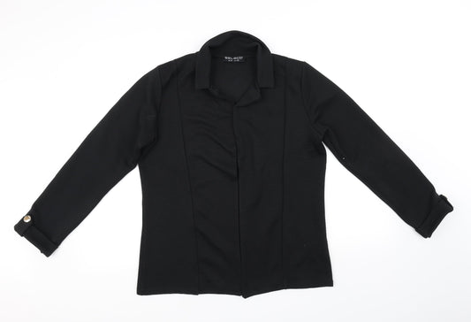 Selected Womens Black Cardigan Jumper Size 14