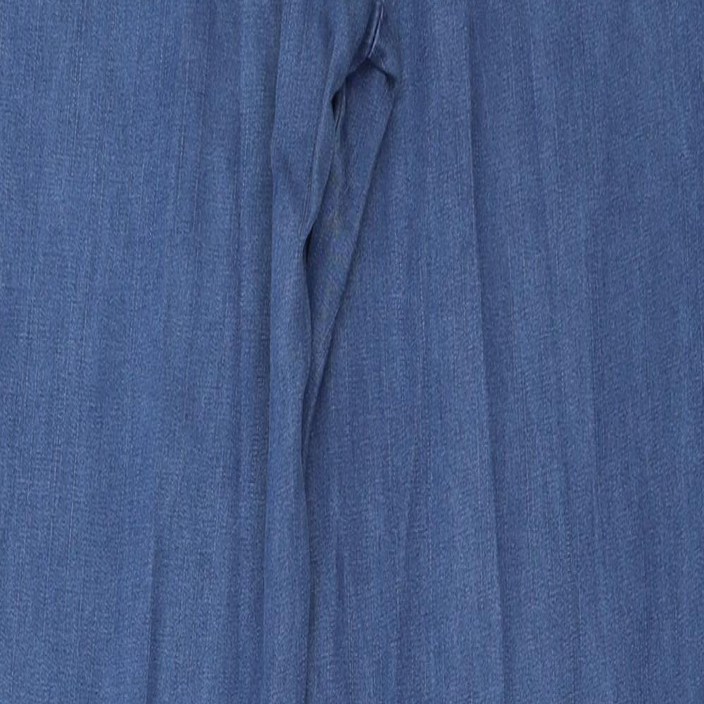 Womens UK Size 10 Marks and Spencer Regular Fit Straight Blue Jeans