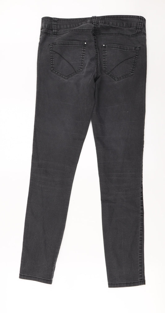 New Look Womens Black Skinny Jeans Size 10 L27 in