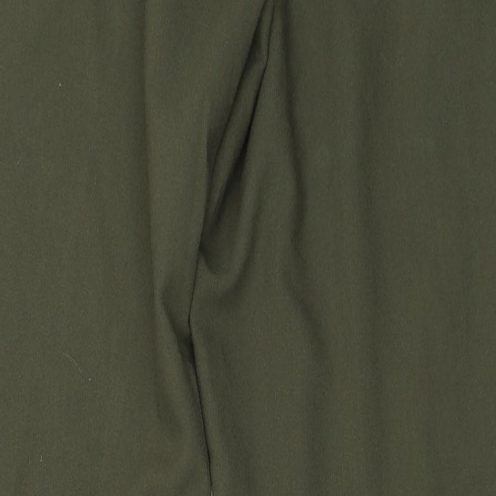Misguided Womens Green Trousers Size 8 L24 in