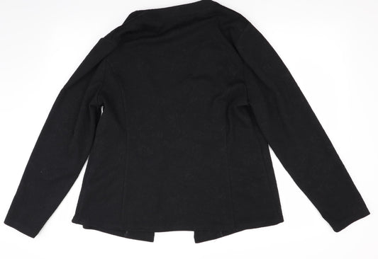 George Womens Black   Jacket Coat Size 8