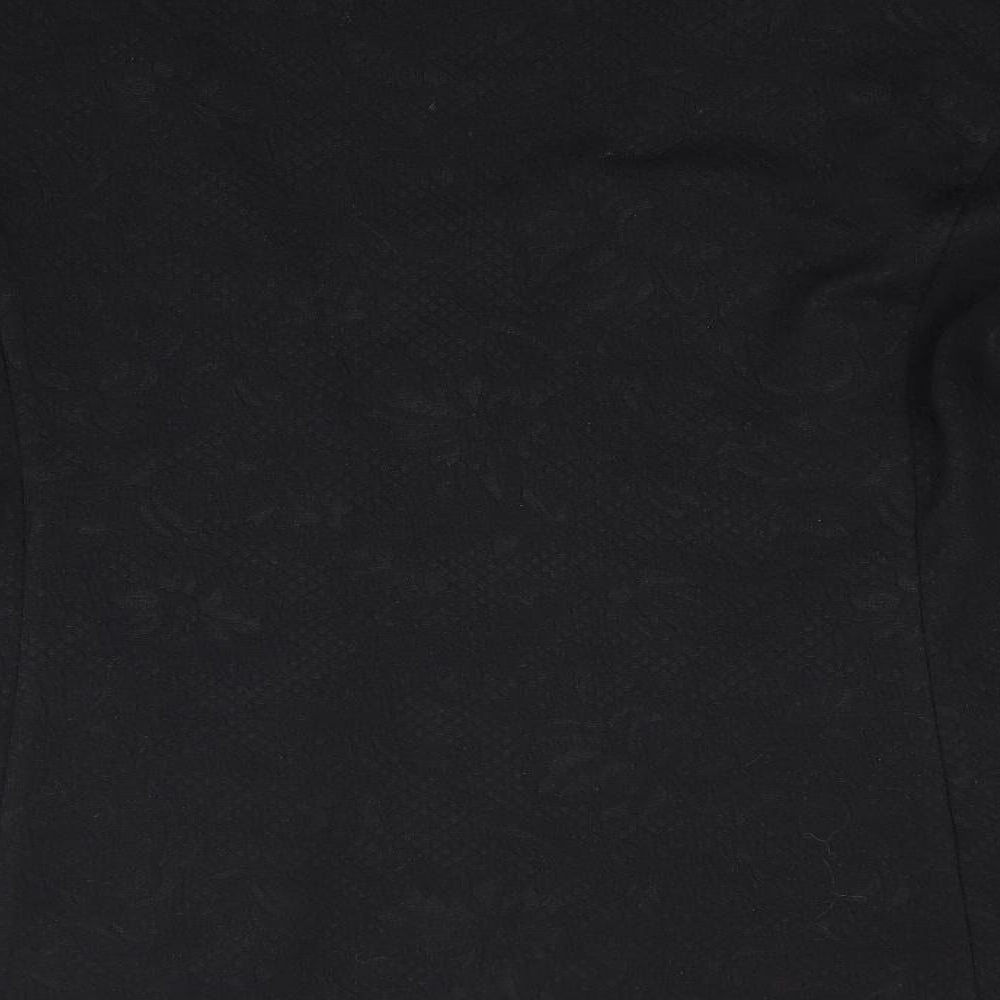 George Womens Black Jacket Coat Size 8