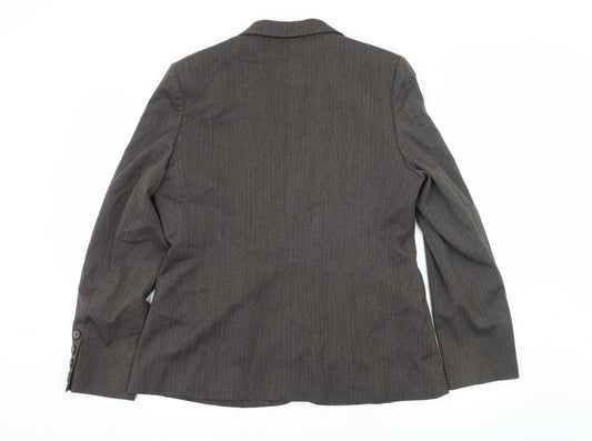 Autonomy Womens Grey   Jacket Suit Jacket Size 16