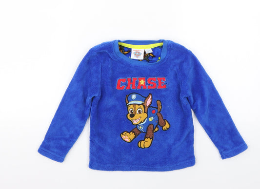 Paw Petrol Boys Blue Pullover Jumper Size 2-3 Years