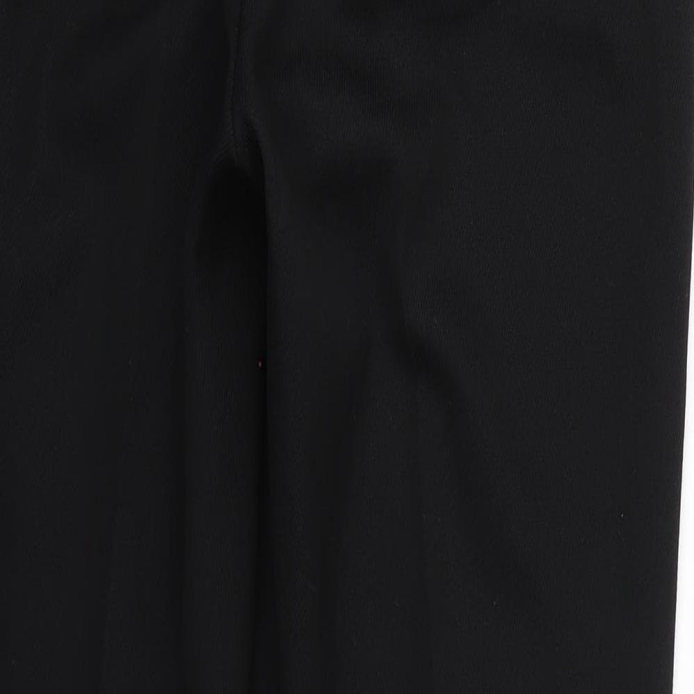 Womens UK Size 4 Theory Regular Fit Black Trousers