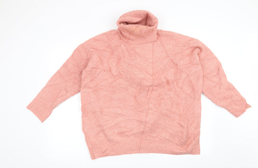 Mango Womens Pink Pullover Jumper Size S