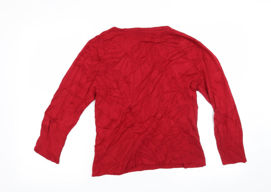 Atmosphere Womens Red Pullover Jumper Size 10