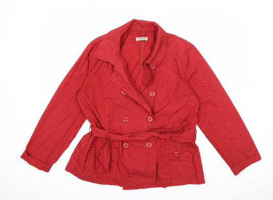 Womens UK Size 16 Cherokee Red Jacket