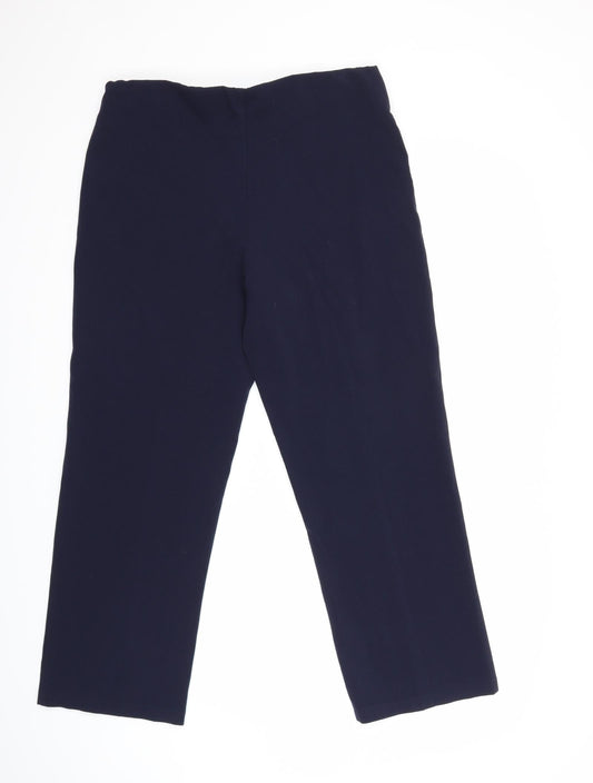 Autonomy Womens Blue Trousers Size 14 L27 in