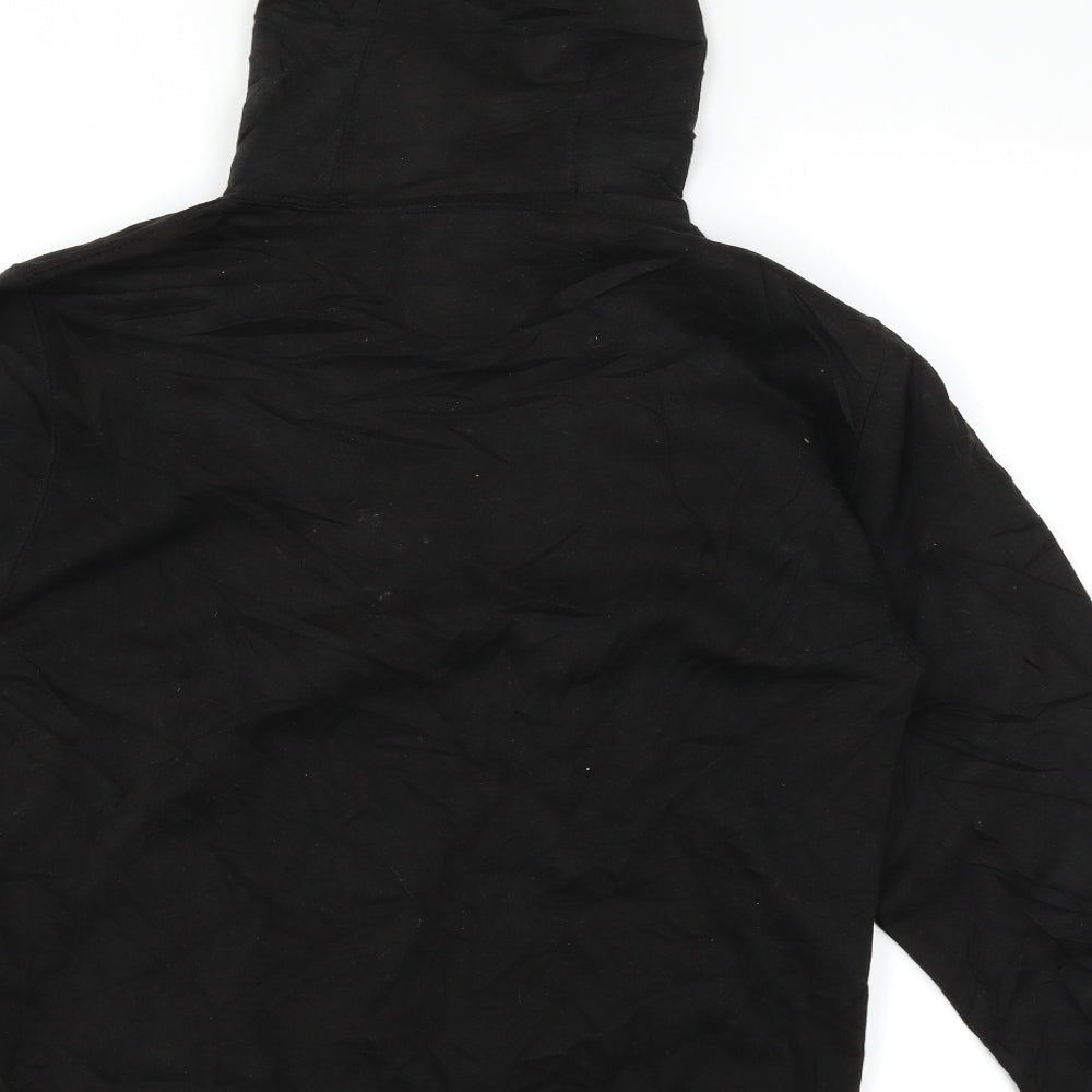 Twenty Four London Mens Black Pullover Hoodie Size S