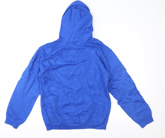 Gildan Womens Blue   Pullover Hoodie Size S