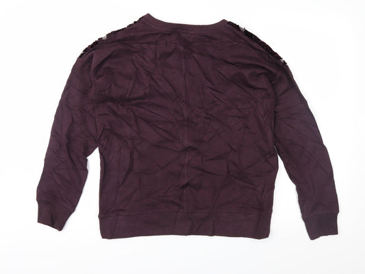 Womens UK Size 12 NEXT Purple Pullover Sweatshirt