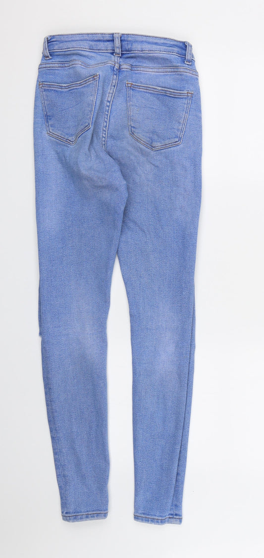 Denim CO. Womens Blue Denim Skinny Jeans Size 6 L26 in - Skinny Jeans