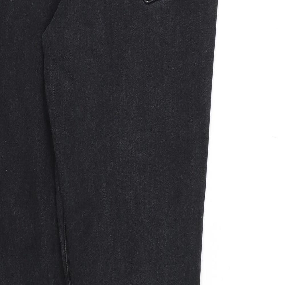 Womens UK Size 10 Denim 24/7 Regular Fit Skinny Black Jeans