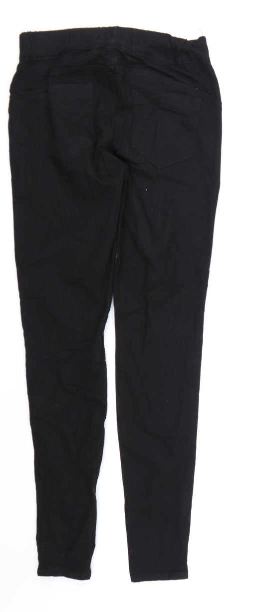 Denim CO. Womens Black Denim Jegging Jeans Size 6 L29 in