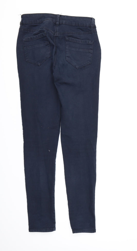 NEXT Womens Blue Denim Skinny Jeans Size 6 L29 in