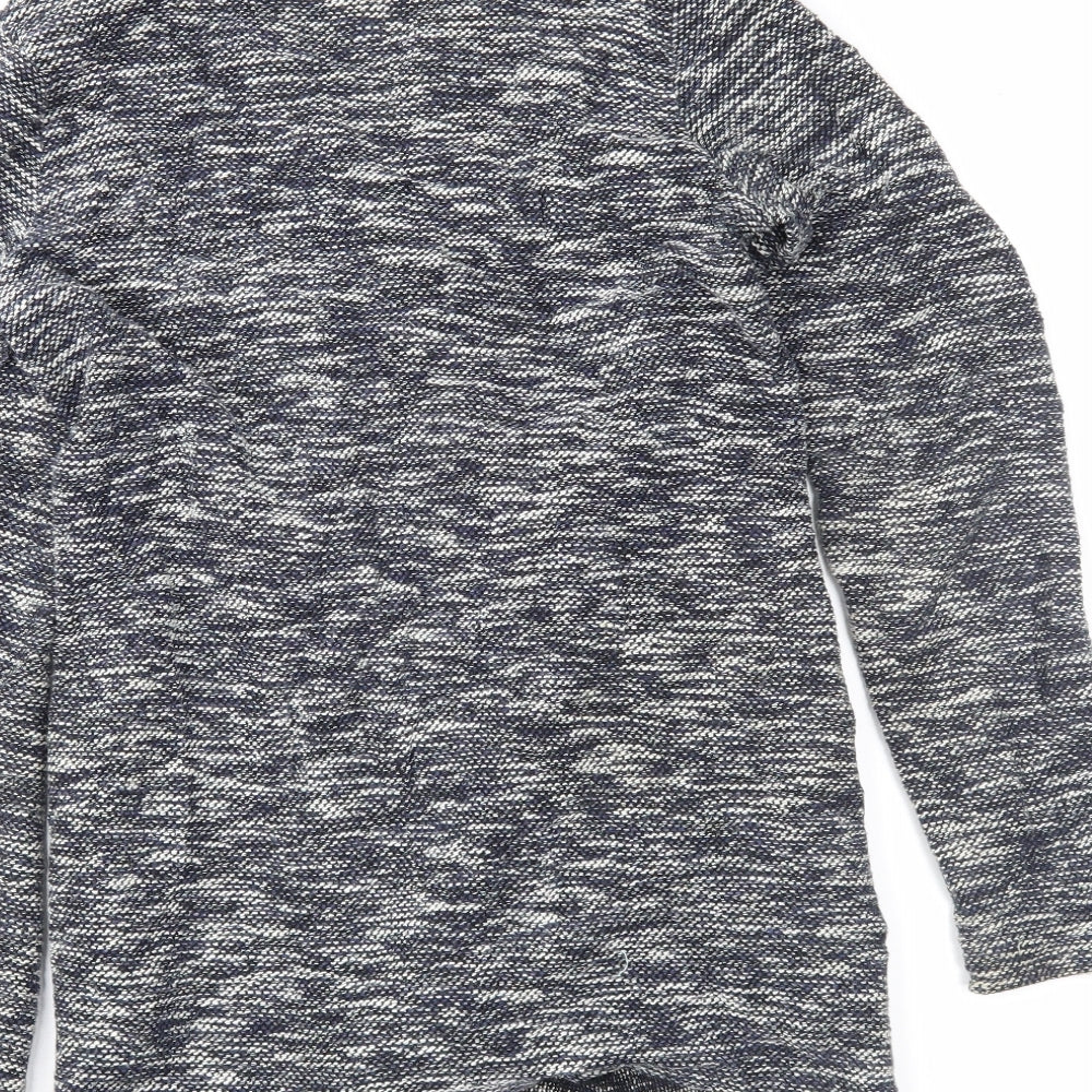 Next Womens Blue Wrap Jumper Size 12