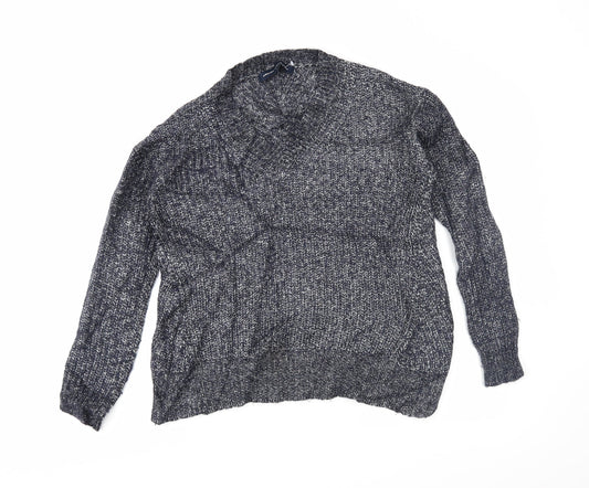 French Connection Womens Blue Pullover Jumper Size S