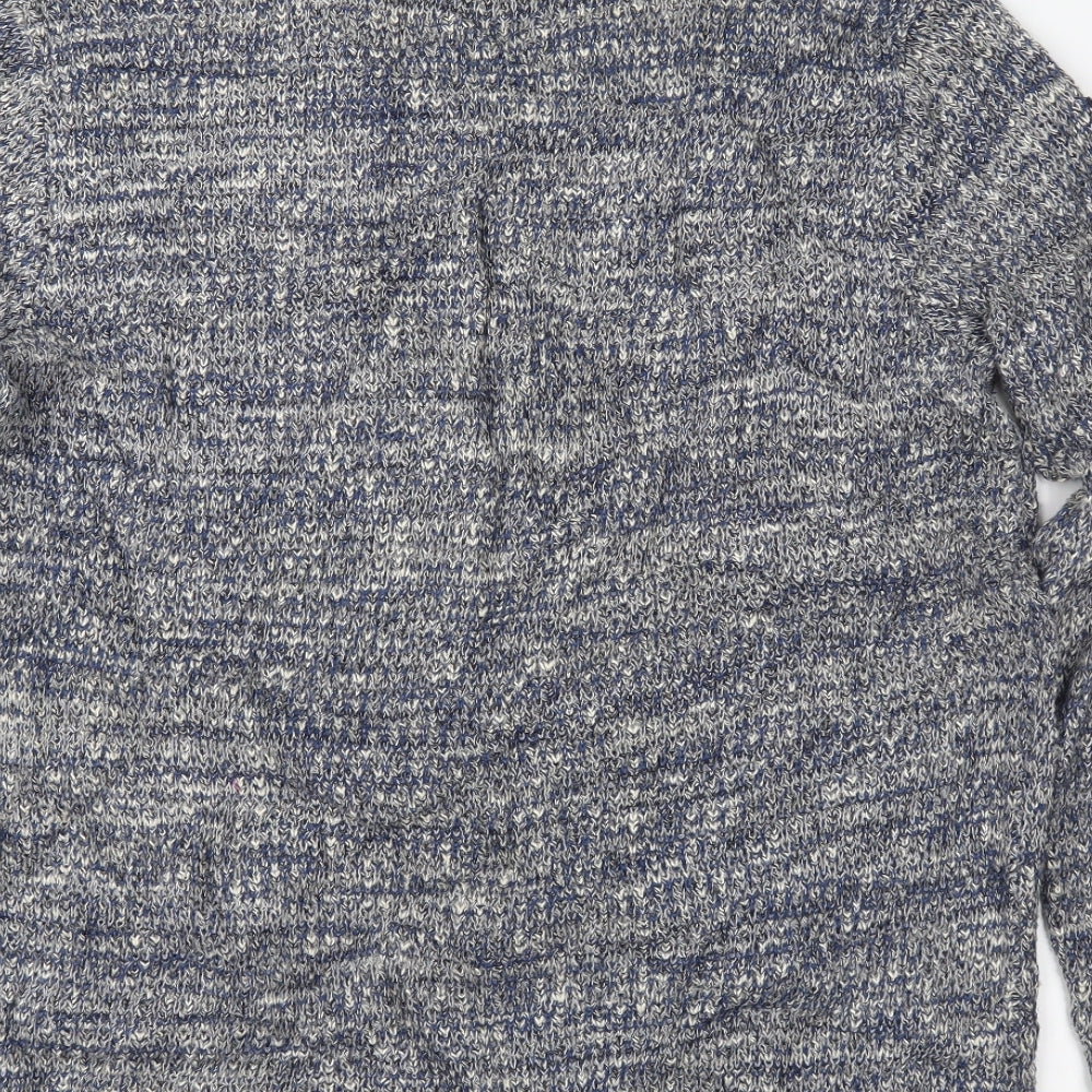 River Island Mens Blue Pullover Jumper Size L