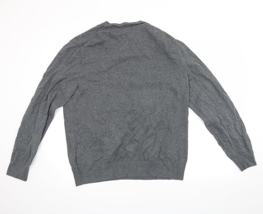Gap Mens Grey Pullover Jumper Size L
