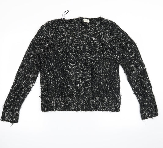Spirit Womens Black Pullover Jumper Size M