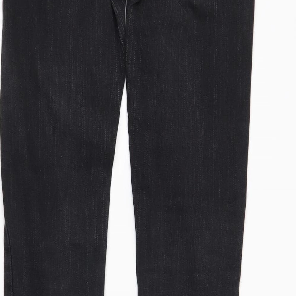 blessed & cursed Mens Black Denim Skinny Jeans Size 26 in